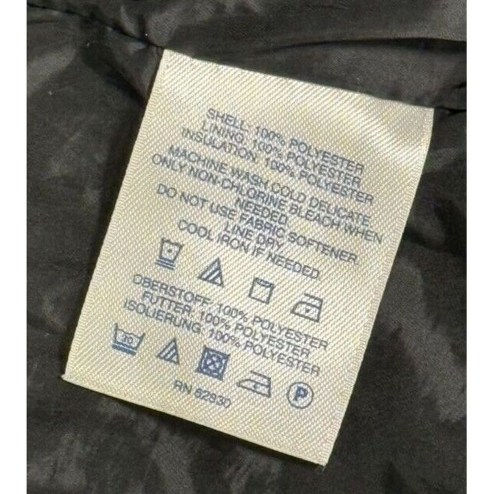 Lands' End Snap Front Womens Size S(6-8) Black Pockets Quilted‎ Lined Jacket - Picture 3 of 9